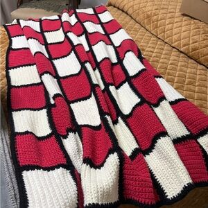 Handmade crochet blanket